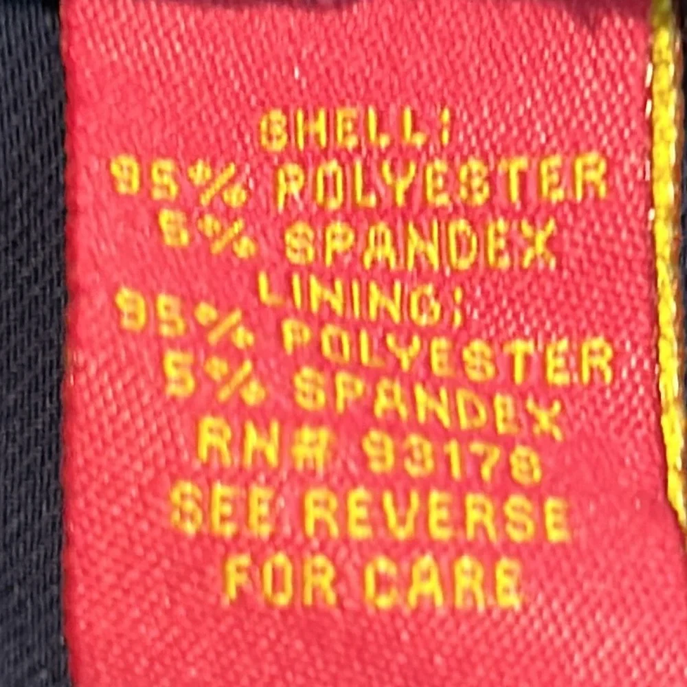 Catherine Malandrino faux Wrap Jersey Knit Office Casual Navy Dog Show Dress  1X - Picture 13 of 15